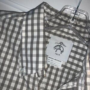 BROOKS BROTHERS, BUTTON FRONT SHIRT, MEN'S MEDIUM